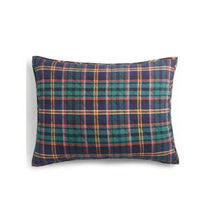 MARTHA STEWART Green Plaid 21 X 27 Sham